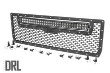 Load image into Gallery viewer, 70190DRL Mesh Grille - 30" Dual Row LED - Black - White DRL - GMC Sierra 1500 (14-15) Rough Country Canada