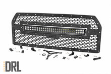Charger l'image dans la galerie, 70193BDA Mesh Grille - 30" Dual Row LED - Black - Amber DRL - Ford F-150 (15-17) Rough Country Canada