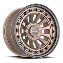 Charger l'image dans la galerie, 7021795X6XBL-12MZBL - Vortek VRD-702 17X9 Blank -12mm Matte Bronze With Black Bolts &amp; Lip - Vortek Wheels Canada