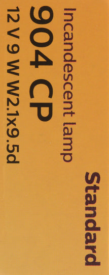 904CP Philips Standard Miniature 904 - Standard - Multiple Commercial 10-Pack Philips Bulbs