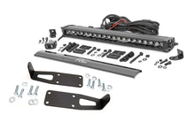 Charger l'image dans la galerie, 70568BLDRL LED Light - Bumper Mnt - 20" Black Single Row - White DRL - Ram 2500 (10-18) Rough Country Canada