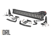 Load image into Gallery viewer, 70645DRLA LED Light - Bumper Mount - 20" Black Dual Row - Amber DRL - Nissan Titan XD (16-21) Rough Country Canada