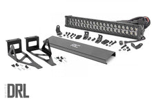 Charger l'image dans la galerie, 70665DRL LED Light - Bumper Mount - 2" Black Dual Row - White DRL - Ford Super Duty (05-07) Rough Country Canada
