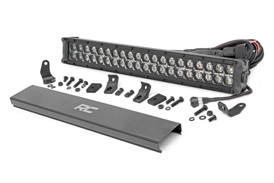 70920BDA Black Series LED Light - 20 Inch - Dual Row - Amber DRL Rough Country Canada