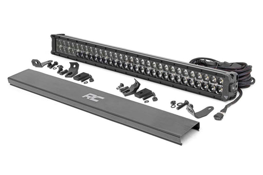 70930BD Black Series LED Light - 30 Inch - Dual Row - White DRL Rough Country Canada