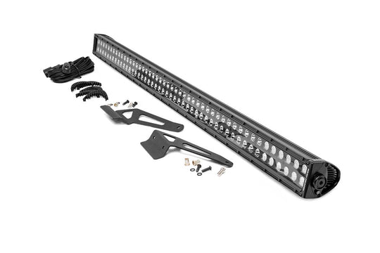 71007 LED Light - Windshield - 50" Black Dual Row - Can-Am Defender (16-22) Rough Country Canada