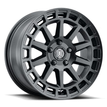 Charger l'image dans la galerie, 7117803160SB - ICON Journey 17X8 5X108 ET 38mm Satin Black - ICON Wheels Canada