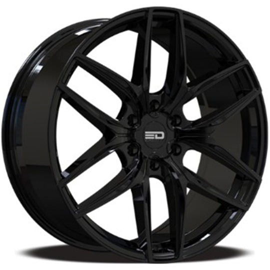 F2096393595GB - Euro Design Forza 6 20X9 6X139.7 ET 30mm Gloss Black - Euro Design Wheels Canada