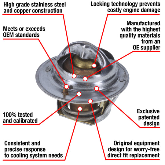 7239-192 Fail Safe Thermostat 192 Degrees Motorad