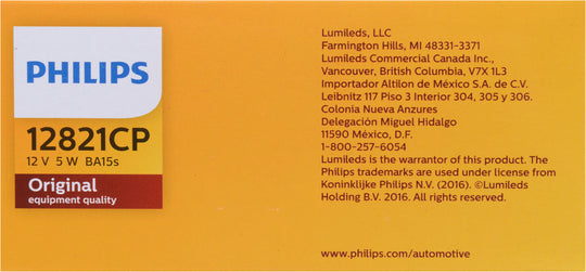 12821CP Philips Standard Minature 12821 - Standard - Multiple Commercial 10-Pack Philips Bulbs
