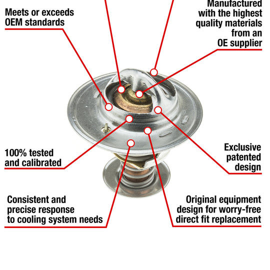 7242-180 Fail Safe Thermostat 180 Degrees Motorad