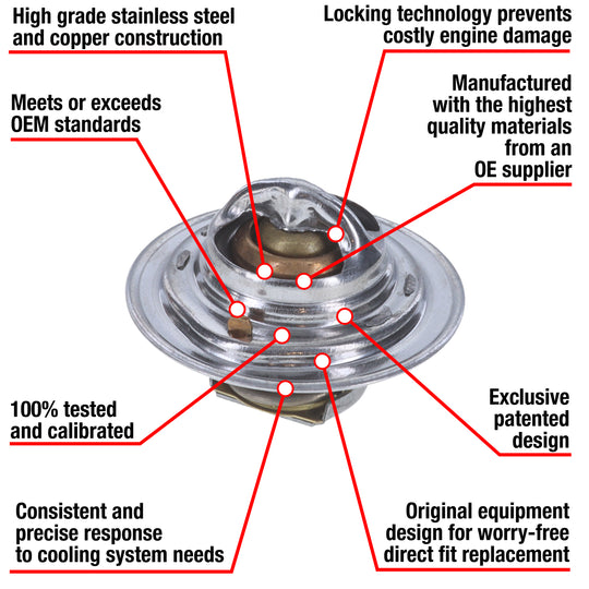 7244-192 Fail Safe Thermostat 192 Degrees Motorad