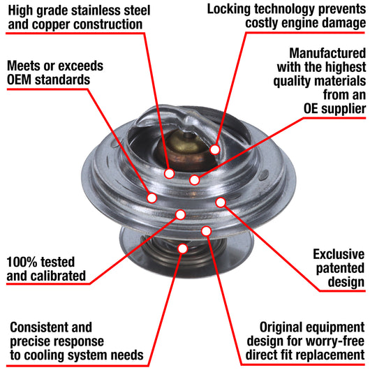7248-192 Fail Safe Thermostat 192 Degrees Motorad