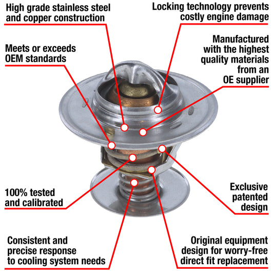 7272-192 Fail Safe Thermostat 192 Degrees Motorad