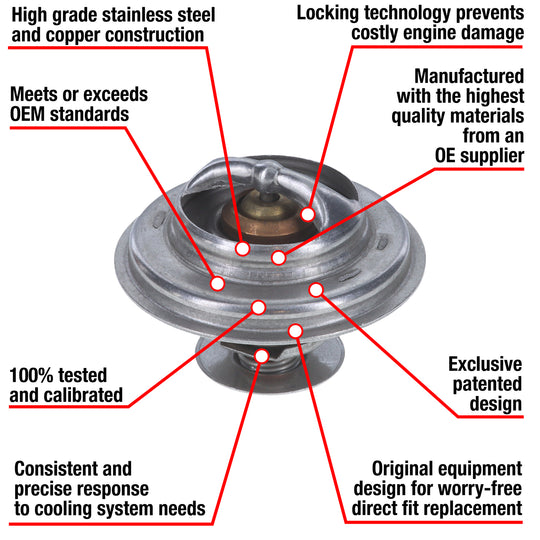 7273-192 Fail Safe Thermostat 192 Degrees Motorad