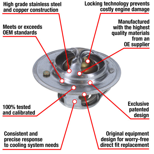 7294-170 Fail Safe Thermostat 170 Degrees Motorad