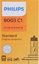 Load image into Gallery viewer, 9003C1 Philips Standard Headlight 9003 - Standard - Single Commercial Pack Philips Bulbs