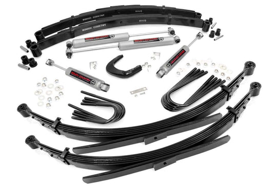 250-88-9230 4 Inch Lift Kit - 52 Inch RR Springs - Chevy/GMC 3/4-Ton Suburban (88-91) Rough Country Canada