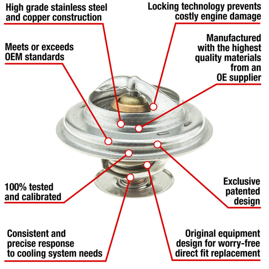 7304-192 Fail Safe Thermostat 192 Degrees Motorad