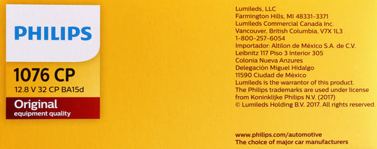 1076CP Philips Standard Miniature 1076 - Standard - Multiple Commercial 10-Pack Philips Bulbs