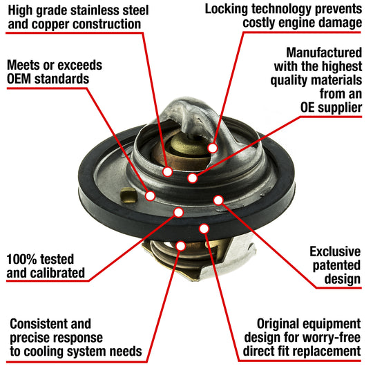 7337-192 Fail Safe Thermostat 192 Degrees w/ Seal Motorad