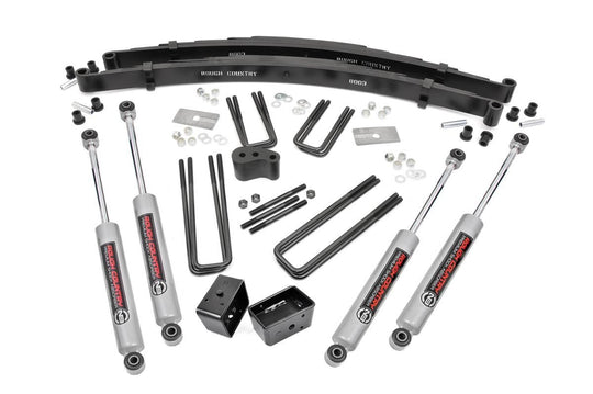 310.20 4 Inch Lift Kit - Rear Blocks - Dodge W100 Truck (86-89)/W200 Truck (78-80) Rough Country Canada