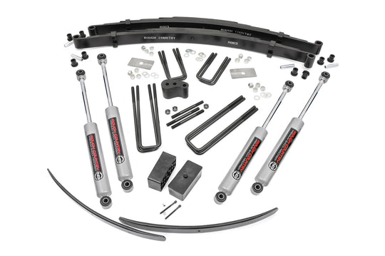 315.20 4 Inch Lift Kit - Rear Blocks - Dodge/Plymouth Ramcharger/Trailduster (1974) Rough Country Canada