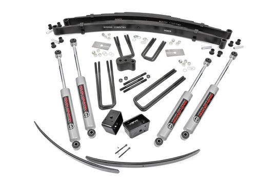 320.20 4 Inch Lift Kit - Rear Blocks - Dodge/Plymouth Ramcharger/Trailduster (74-77) Rough Country Canada