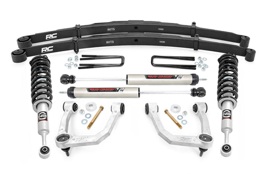 74272 3.5 Inch Lift Kit - UCA - N3 Strut/V2 - Toyota Tacoma 4WD (05-23) Rough Country Canada