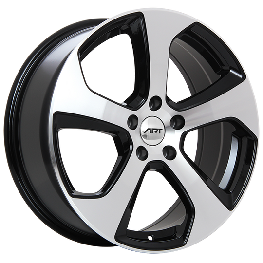 R391771434557 - ART Replica 39 17X7.5 5X112 ET 45mm Gloss Black - Machined Face - ART Replica Wheels Canada
