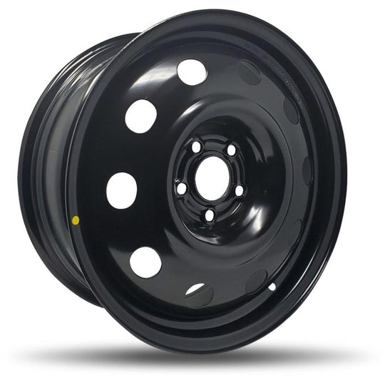 750801 - DTD Steel Wheel 17X7 5X108 ET 52mm Black - DTD Wheels Canada
