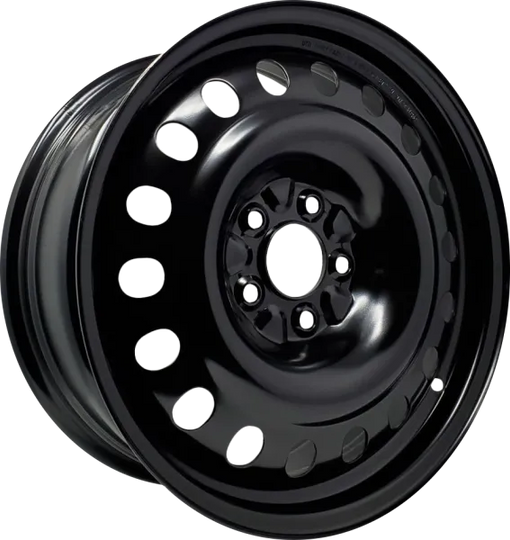 751200 - DTD Steel Wheels 17X6.5 5X112 50mm Black - DTD Wheels Canada
