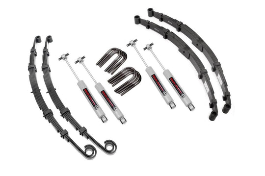 61030 2.5 Inch Lift Kit - Jeep CJ 5 4WD (1976-1983) Rough Country Canada