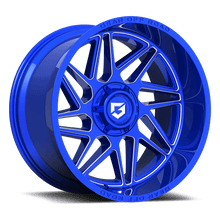 Charger l'image dans la galerie, 761BLM-2126844 - Gear Off-Road 761BLM Ratio 20X12 6X135 / 6X139.7 -44mm Milled Blue - Gear Off-Road Wheels Canada