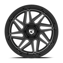 Load image into Gallery viewer, 761BM-2096818 - Gear Off-Road 761BM Ratio 20X9 6X139.7 / 6X135 18mm Gloss Black Milled - Gear Off-Road Wheels Canada