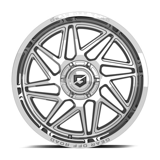 761C-2096818 - Gear Off-Road 761C Ratio 20X9 6X135 / 6X139.7 18mm Chrome - Gear Off-Road Wheels Canada