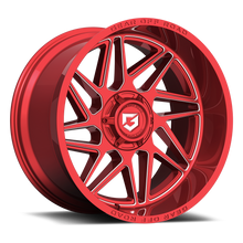 Charger l'image dans la galerie, 761RM-2126844 - Gear Off-Road 761RM Ratio 20X12 6X135 / 6X139.7 -44mm Milled Red - Gear Off-Road Wheels Canada