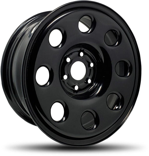 762001 - DTD Steel Wheels 17X7.5 6X120 30mm Black - DTD Wheels Canada