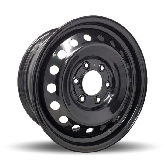 763906 - DTD Steel Wheel 17X7.5 6X139.7 ET 55mm Black - DTD Wheels Canada