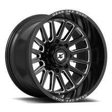 Load image into Gallery viewer, 764BM-2090900 - Gear Off-Road 764BM Leverage 20X9 5X139.7 / 5X127 0mm Gloss Black Milled - Gear Off-Road Wheels Canada