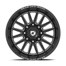 Charger l'image dans la galerie, 764BM-2206819 - Gear Off-Road 764BM Leverage 22X10 6X135 / 6X139.7 -19mm Gloss Black Milled - Gear Off-Road Wheels Canada