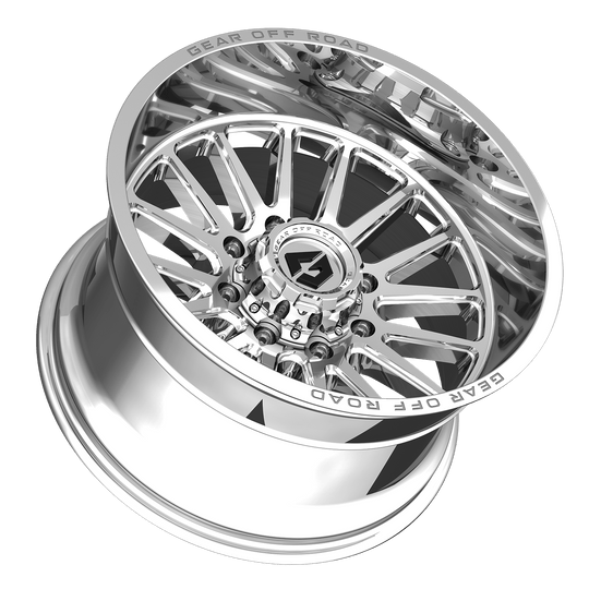 764C-2106819 - Gear Off-Road 764C Leverage 20X10 6X139.7 / 6X135 -19mm Chrome - Gear Off-Road Wheels Canada
