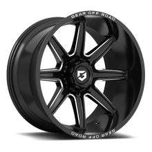 Load image into Gallery viewer, 765BM-2096818 - Gear Off-Road 765BM Ridge 20X9 6X135 / 6X139.7 18mm Gloss Black Milled - Gear Off-Road Wheels Canada