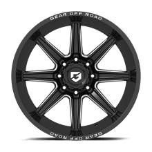 Load image into Gallery viewer, 765BM-2105219 - Gear Off-Road 765BM Ridge 20X10 5X139.7 / 5X150 -19mm Gloss Black Milled - Gear Off-Road Wheels Canada