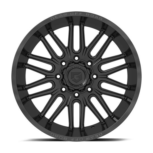 766B-2125244 - Gear Off-Road 766B Lumen 20X12 5X150 / 5X139.7 -44mm Gloss Black - Gear Off-Road Wheels Canada