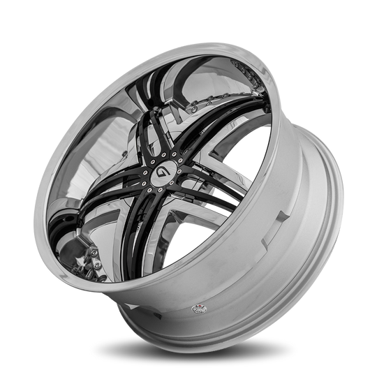 G1-229BLNK1373 - Diablo Blitz 22X9.5 Blank 13mm Chrome - Diablo Wheels Canada