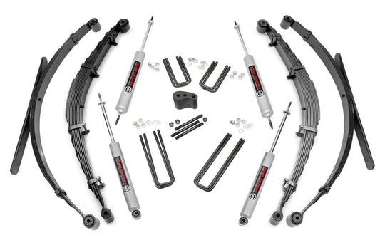 505.20 4 Inch Lift Kit - Rear Springs - Ford F-250 4WD (1977-1979) Rough Country Canada
