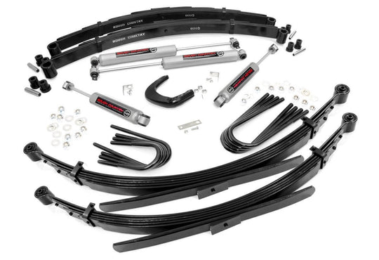 256.20 4 Inch Lift Kit - Rear Springs - GMC C15/K15 Truck (77-87)/Half-Ton Suburban (77-91) Rough Country Canada