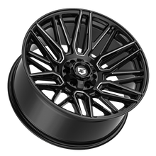Charger l'image dans la galerie, 770BM-2106819 - Gear Off-Road 770BM Edge 20X10 6X139.7 / 6X135 -19mm Gloss Black Milled - Gear Off-Road Wheels Canada