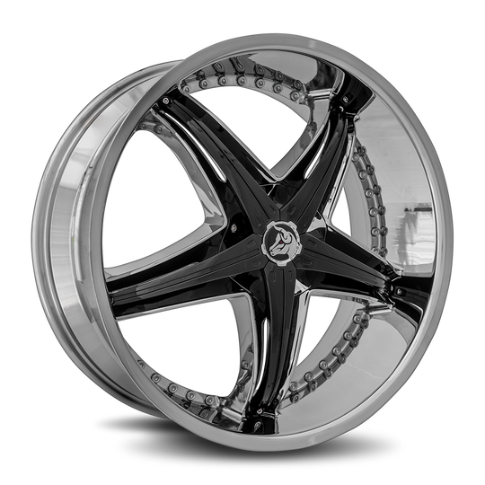 REF-229BLNK1373 - Diablo Reflection X 22X9.5 Blank 13mm Chrome - Diablo Wheels Canada